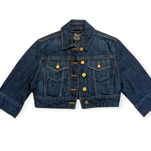 Sean by Sean Combs Cropped Jean Jacket XS